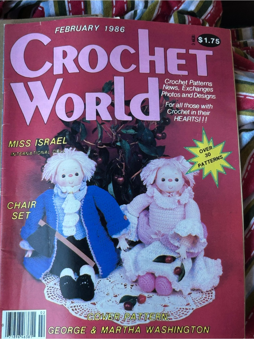 February 1986 issue of Crochet World magazine
